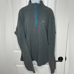 Eddie Bauer Men's Large Tall Fleece Half-Zip Pullover